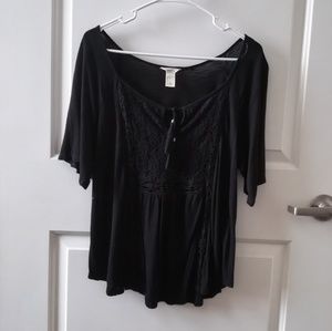 FOREVER 21 black blouse